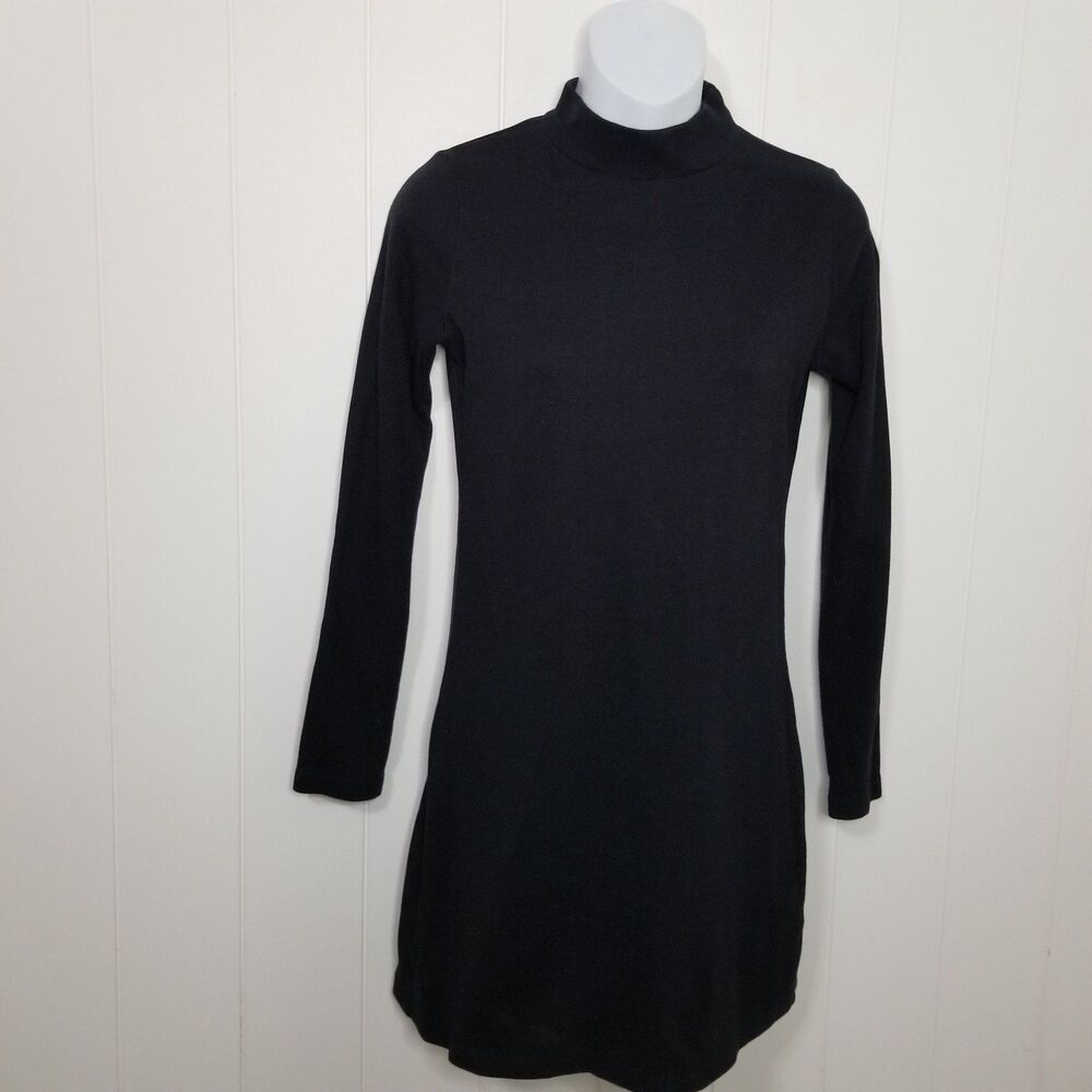 All About Eve Dress Size 2 Minimalist Goth Whimsygoth Long Sleeve LBD - Picture 2 of 11